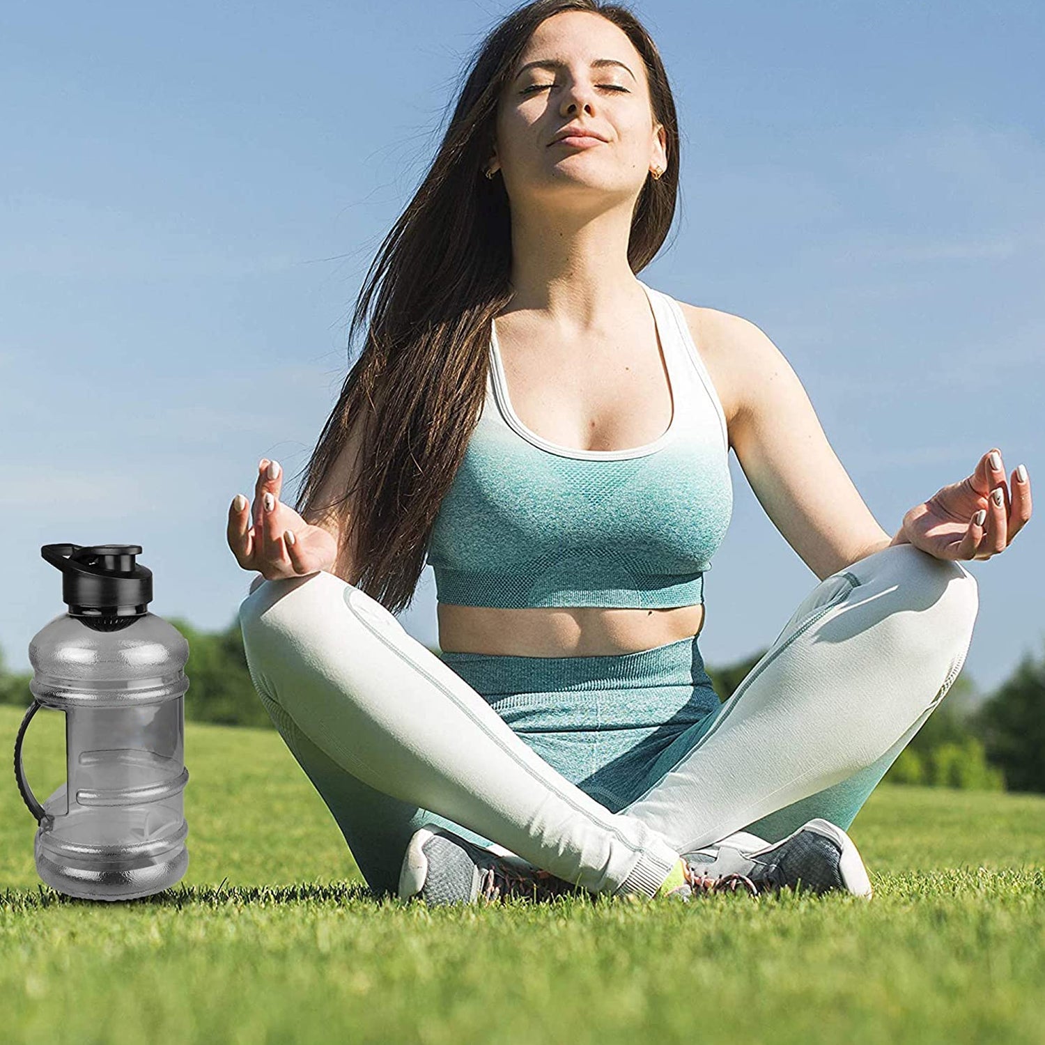 4828 Sports Gym 1.5 Liters Gallon Water Bottle with Mixer and Strainer 4828 Sports Gym 1.5 Liters Gallon Water Bottle with Mixer and Strainer